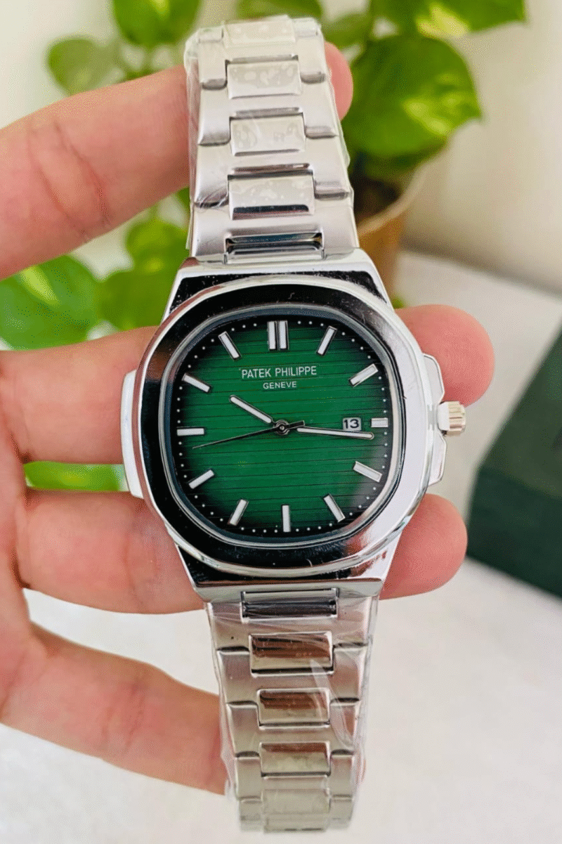 Patek Philippe-Inspired Nautilus Luxury Watch - Stainless Steel Strap - 7 Color Options | Alpha Watches - Image 6