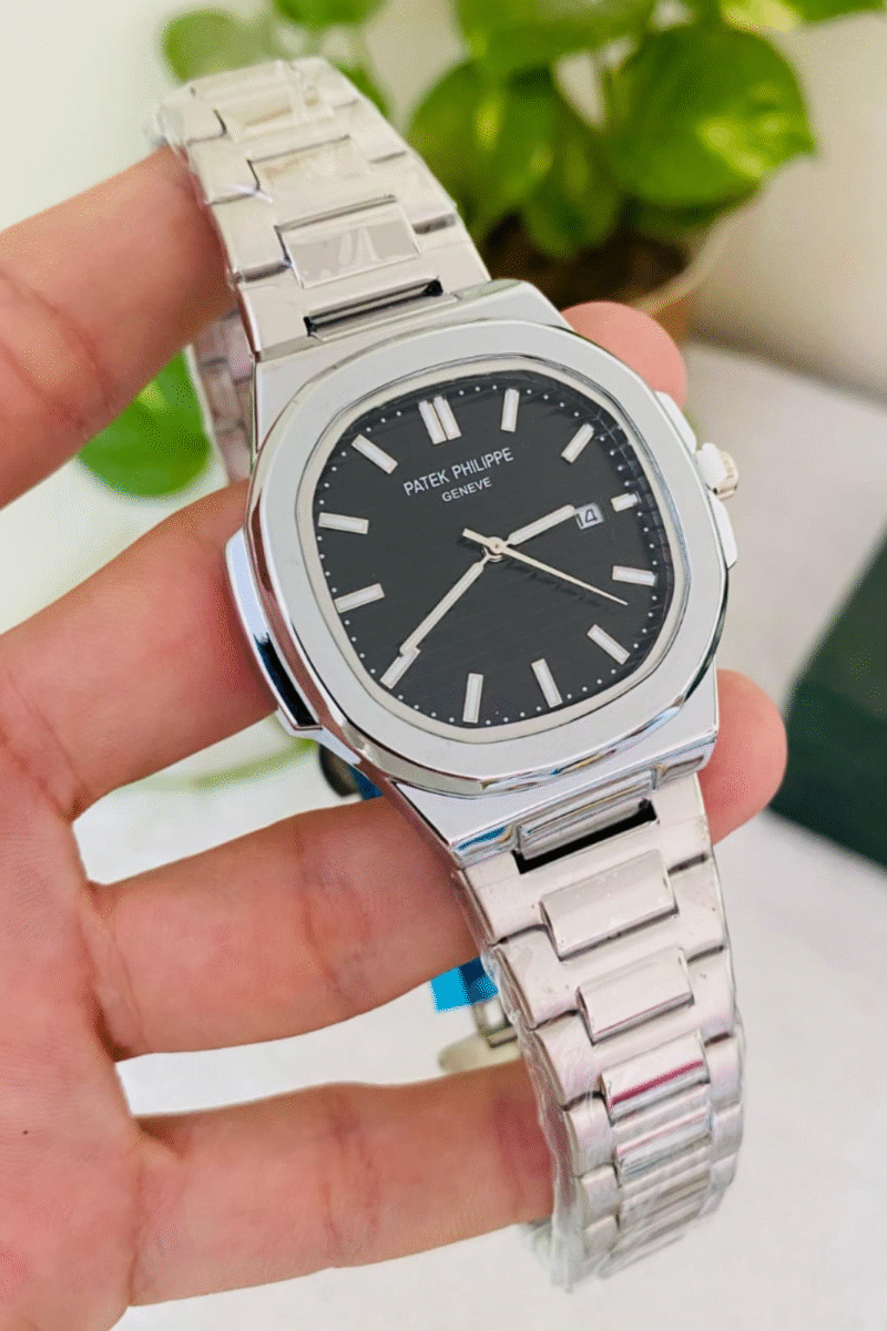 Patek Philippe-Inspired Nautilus Luxury Watch - Stainless Steel Strap - 7 Color Options | Alpha Watches - Image 5