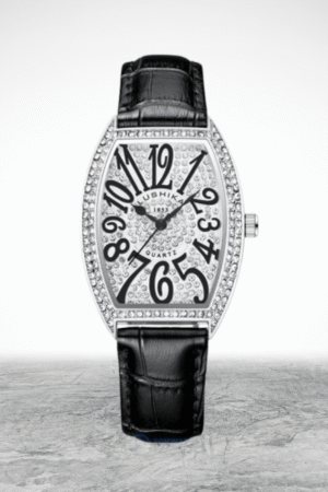 Luxury-Inspired Lushika Diamond Dial Women's Watch | Alpha Watches | Black , Red , Blue and Green Straps