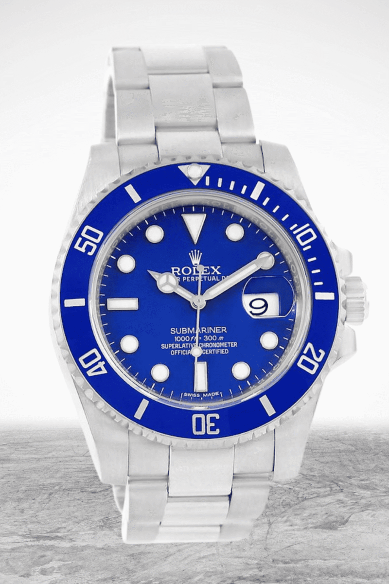 Rolex Submariner-Inspired Luxury Diver Watch | Blue,Green and black Dial | Alpha Watches - Image 4