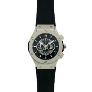 Luxury Black Dial Men's Chronograph watch product image on transparent background