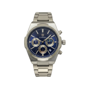 Luxury Blue Dial Men's Chronograph watch product image on transparent background