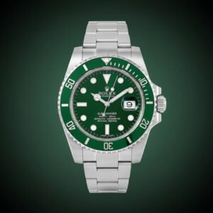 Green Dial Stainless Steel