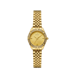 Gold Tone Crystal Bezel watch