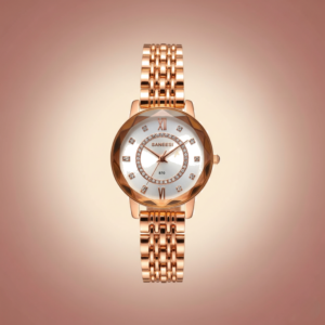 Women’s Rose Gold Crystal watch