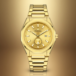 Men’s Gold Stainless Steel watch