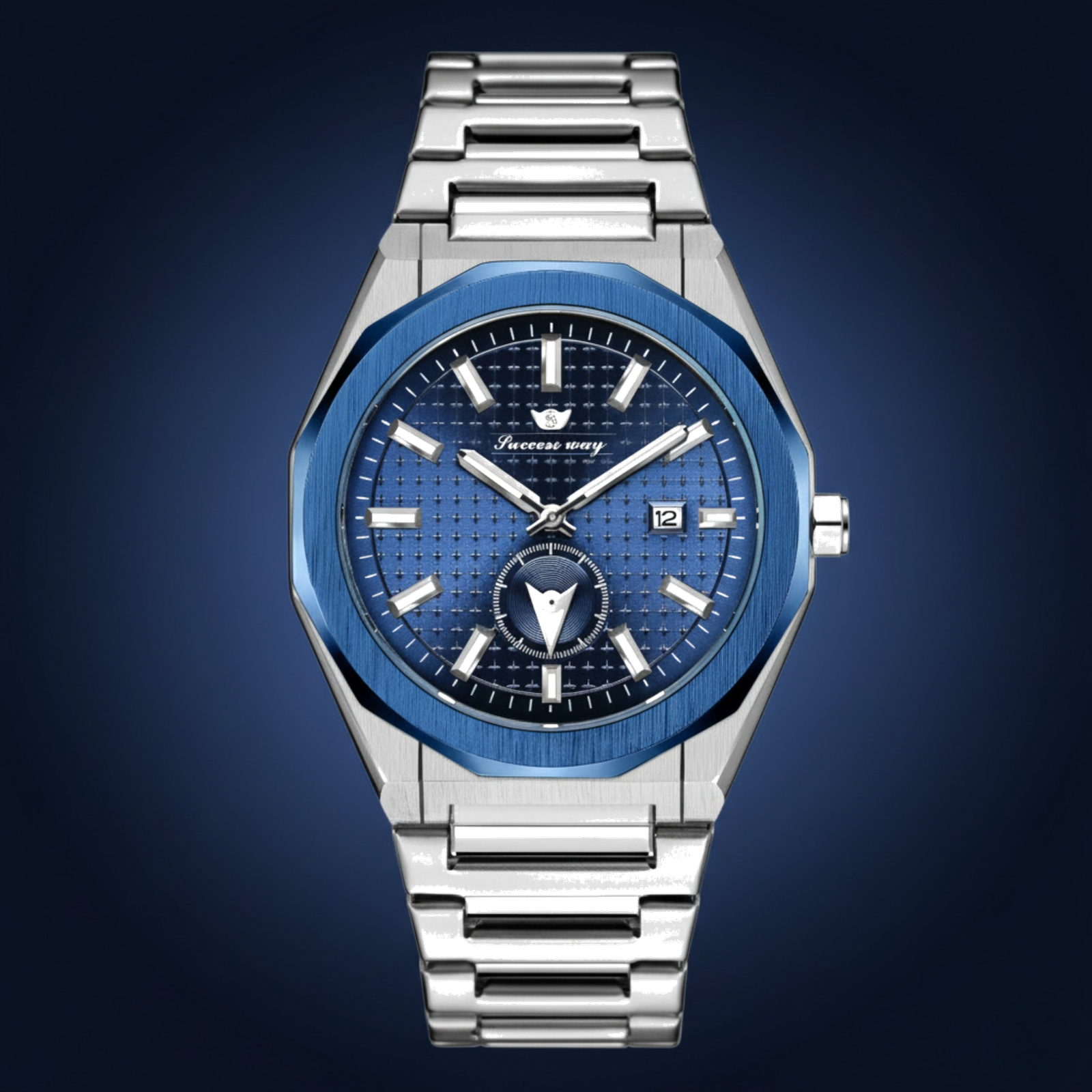 Blue & Silver