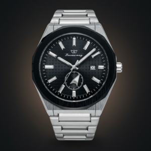 Men’s Black & Silver watch